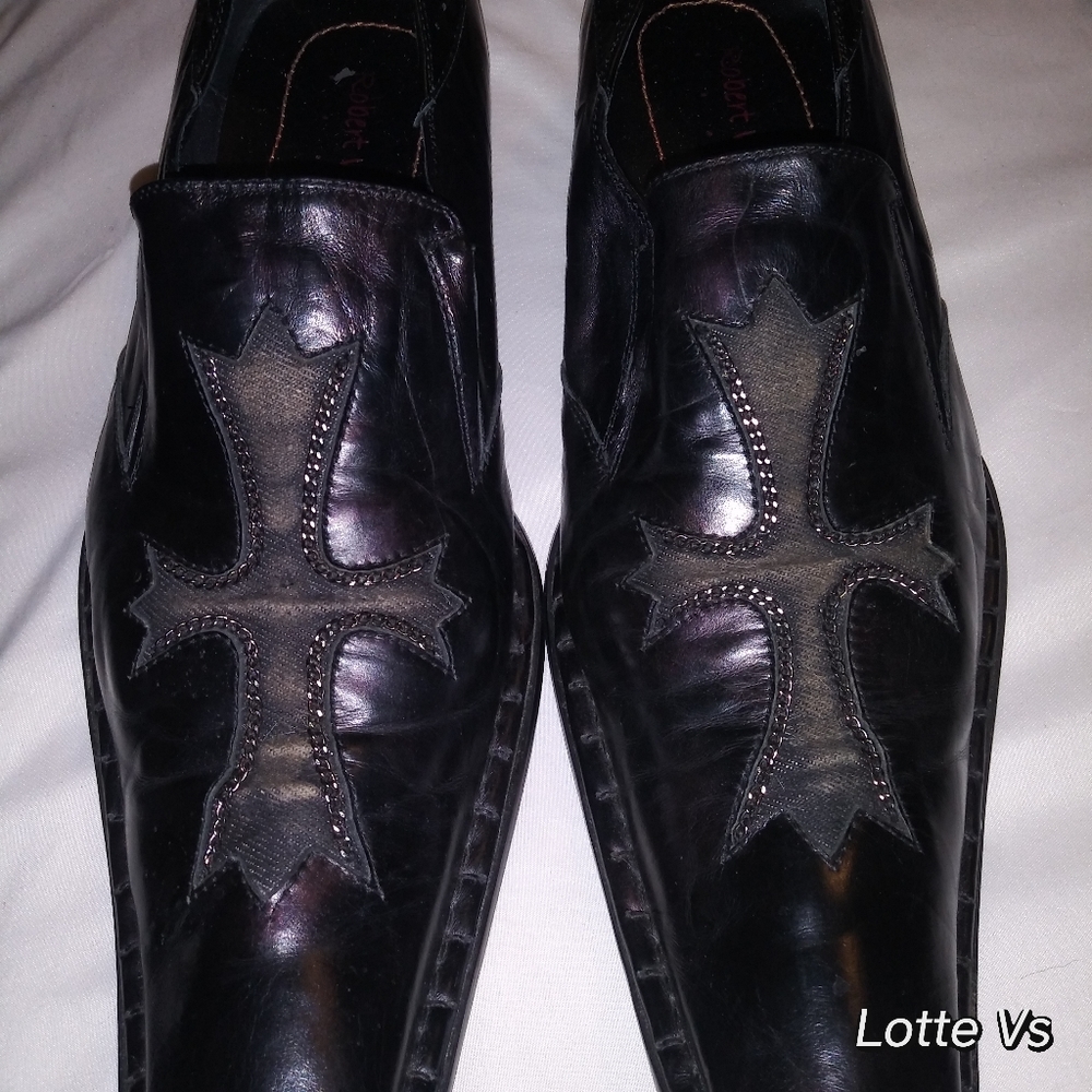 Robert Wayne Cross Embellished Dress Shoes sz 13